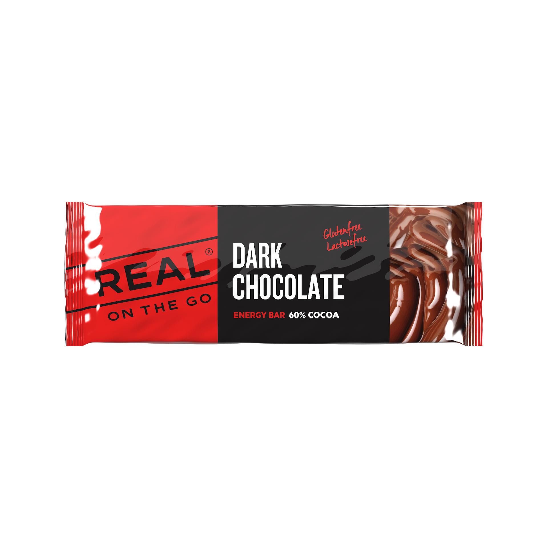 REAL ON THE GO Dark Chocolate Energieriegel (50g)