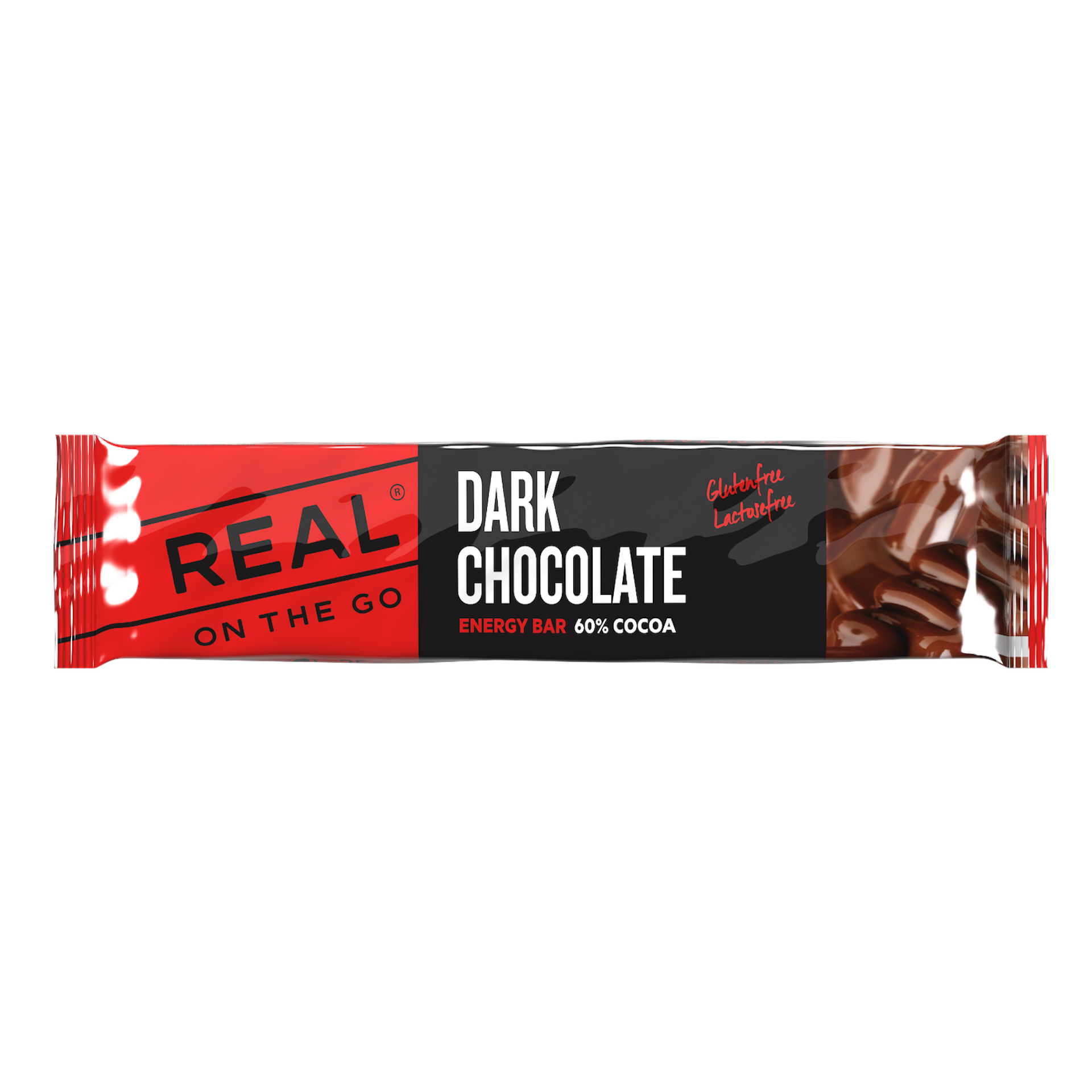 REAL ON THE GO Dark Chocolate Energieriegel (25g)