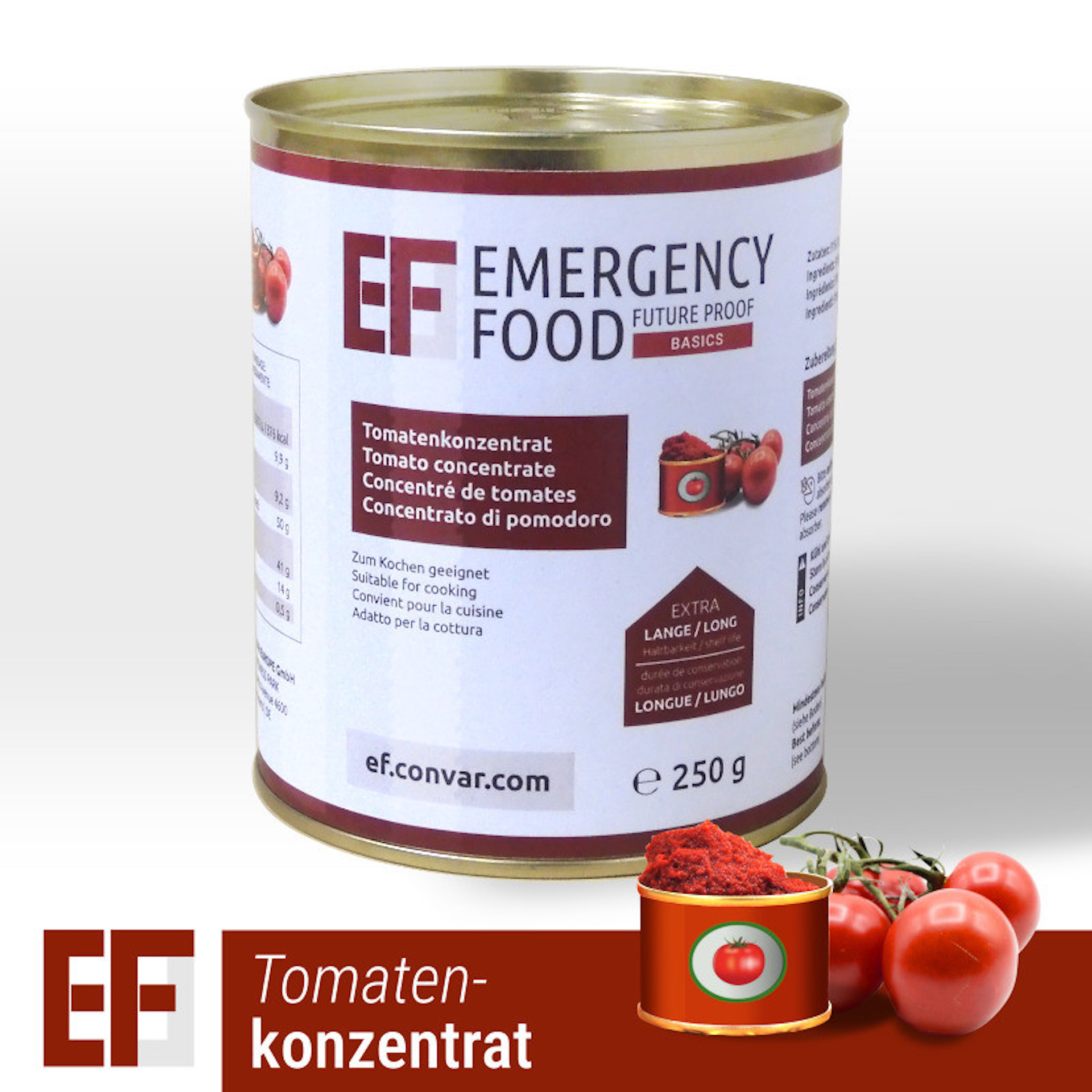 CONVAR EF BASICS Tomatenkonzentrat (250g)