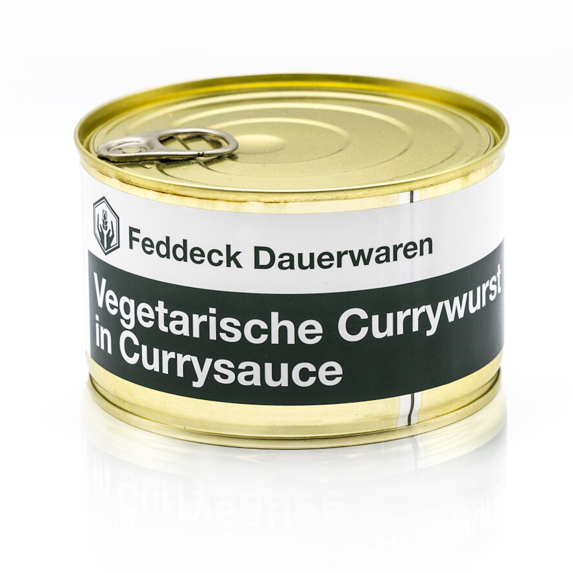FEDDECK Vegetarische Currywurst mit Currysauce (400g)