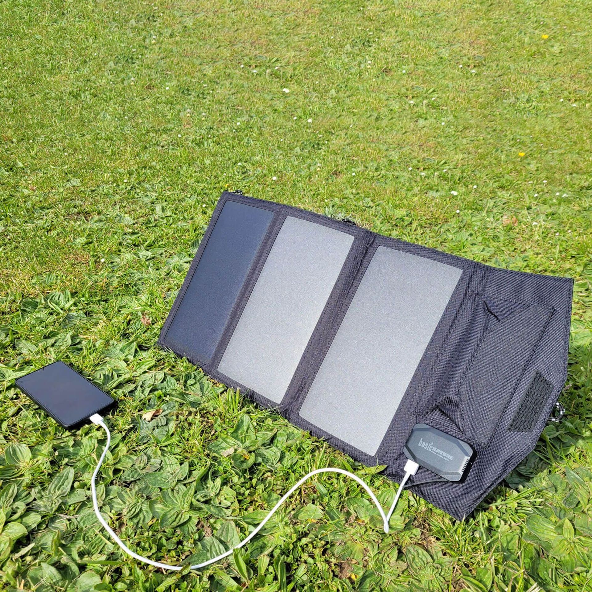BASIC NATURE Solar-Ladegerät Offroad 18V / 21W