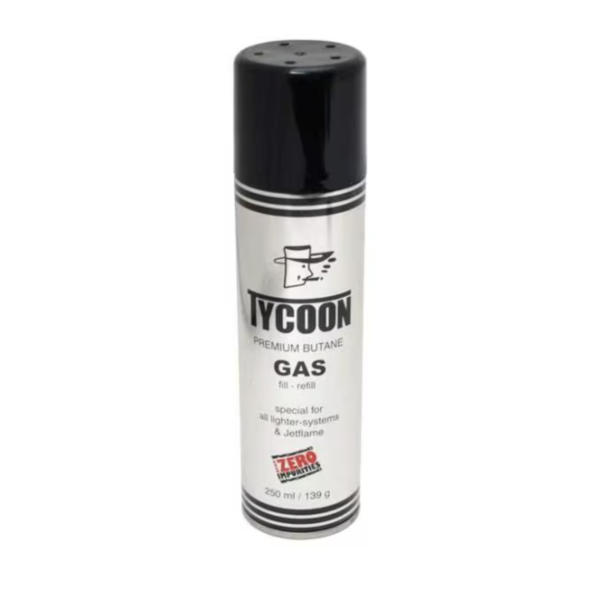 TYCOON Premiumgas für Feuerzeuge 250 ml