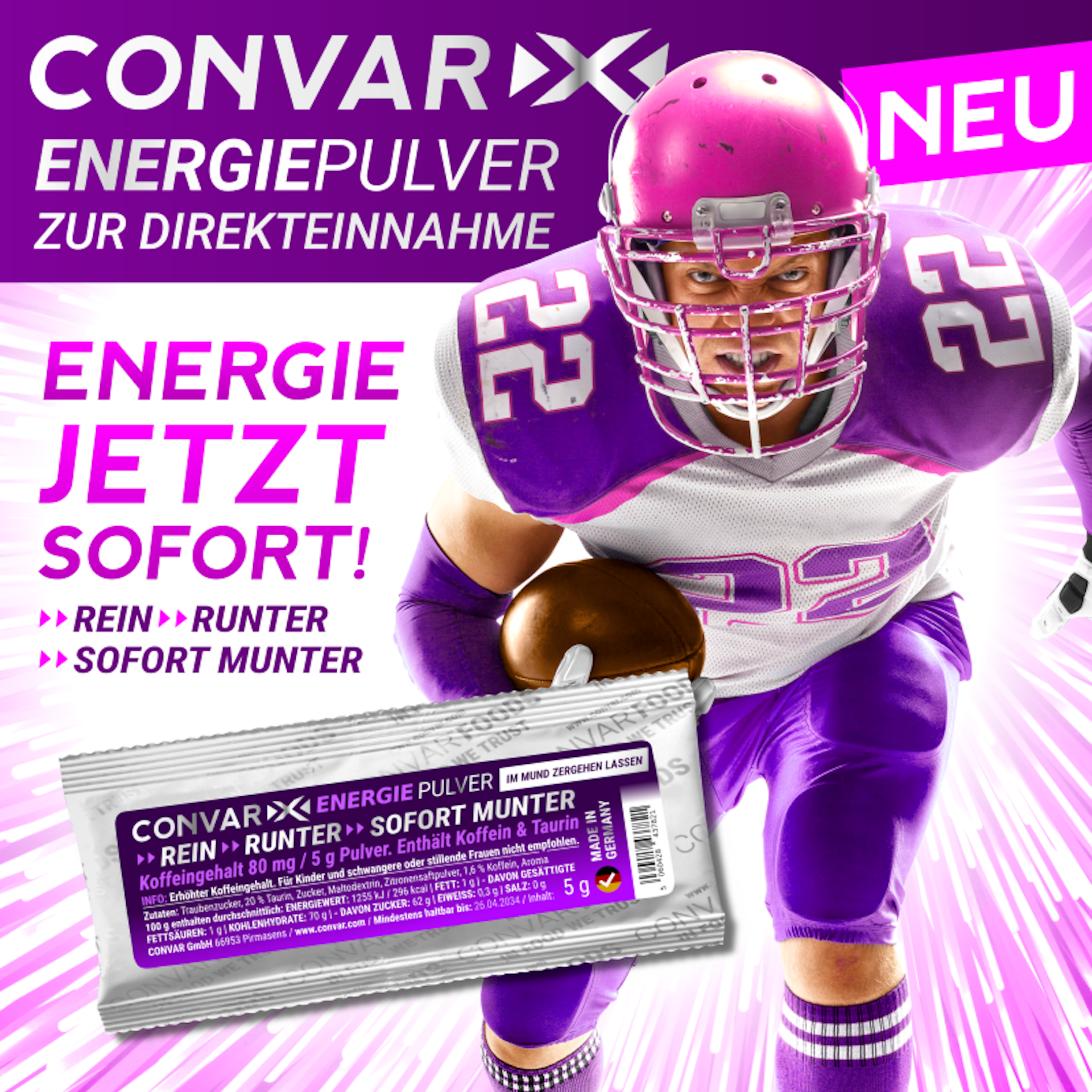 CONVAR-X Energiepulver