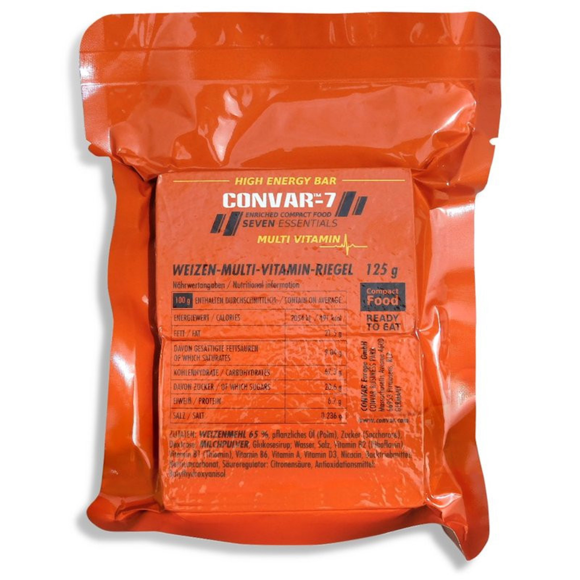 CONVAR-7 High Energy Bar - Multi Vitamin